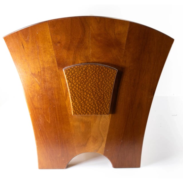 Mid-Century Modern Mid-Century Modern Handmade Hardwood Koa Magazine Rack Holder For Sale - Image 3 of 9