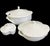 A beautiful lot of three Haviland Limoges serving pieces in the Marseille All White (Schleiger 9) pattern. This stunning...