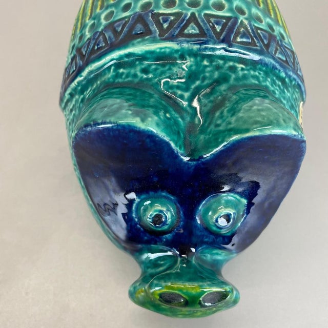 Ceramic Colorful Fat Lava Pottery Piggy Bank from Bay Ceramics, Germany, 1970s For Sale - Image 7 of 18
