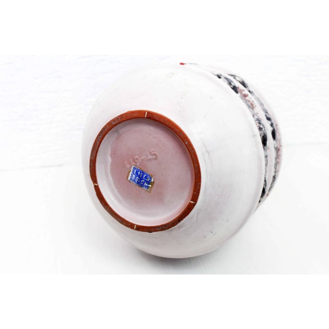 German Ceramic Vase, 1960s For Sale - Image 6 of 9