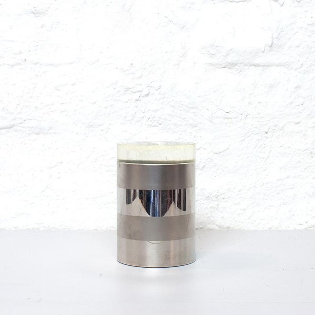 Cylindrical Can by Romeo Rega, 1970s For Sale - Image 5 of 5