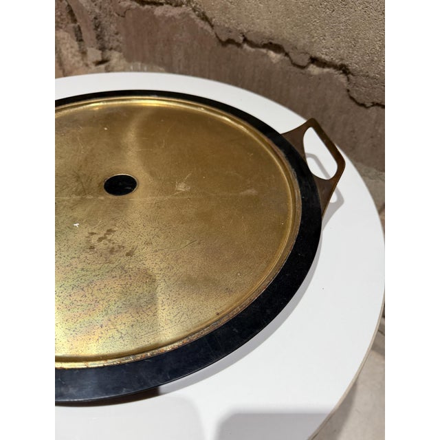 Maison Arlus Mid-Century Modern Casserole Server Service Tray Hollywood Regency For Sale - Image 4 of 7