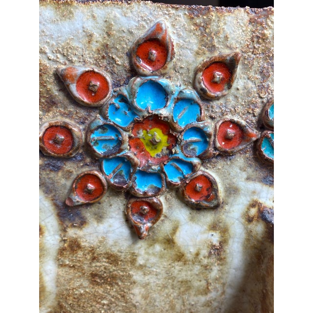 Vallauris Ceramic Wall Planter by La Roue, 1950s For Sale - Image 14 of 18