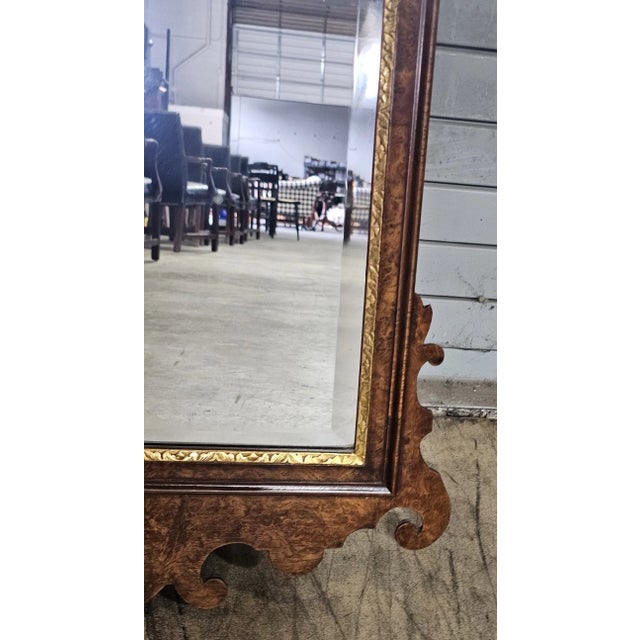 Brown Friedman Brothers Colonial Williamsburg Prince of Wales Beveled Mirror Cw-Lg-5 For Sale - Image 8 of 16