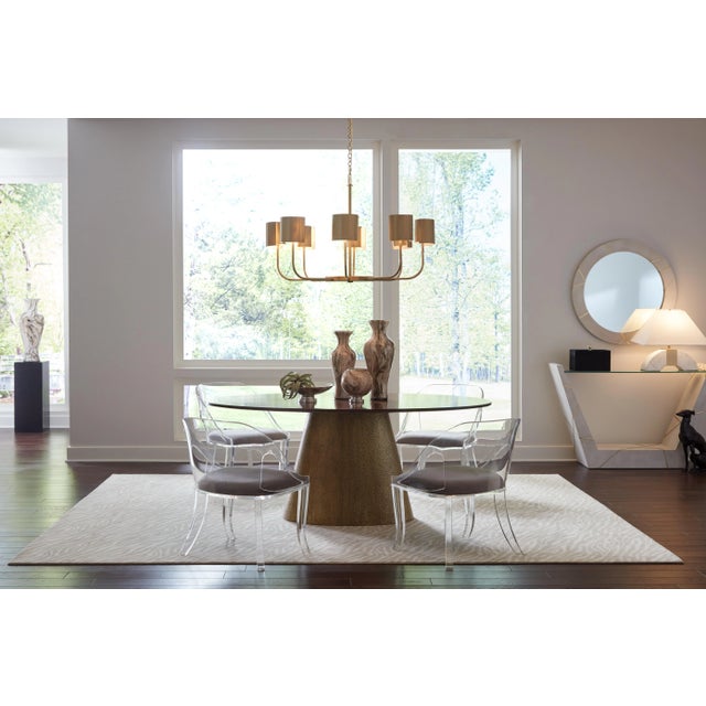 Castle Yard Chandelier, Brass For Sale In Raleigh - Image 6 of 7