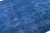 10x13 Vintage Overdyed Persian Wool Rug - Electric Blue Medallion Hand-Knotted For Sale - Image 4 of 10
