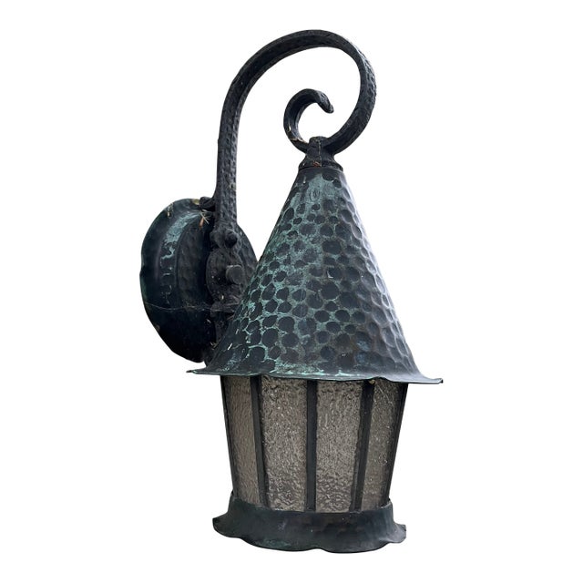 Mid 20th Century Two Exterior Sconce Light Fixtures For Sale