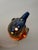 Blue Art Deco Perfume Parrot Lamp, 1920s For Sale - Image 8 of 11