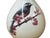 White Crackle Lines Base Color SongBird Graphic Porcelain Art Vase For Sale In San Francisco - Image 6 of 6