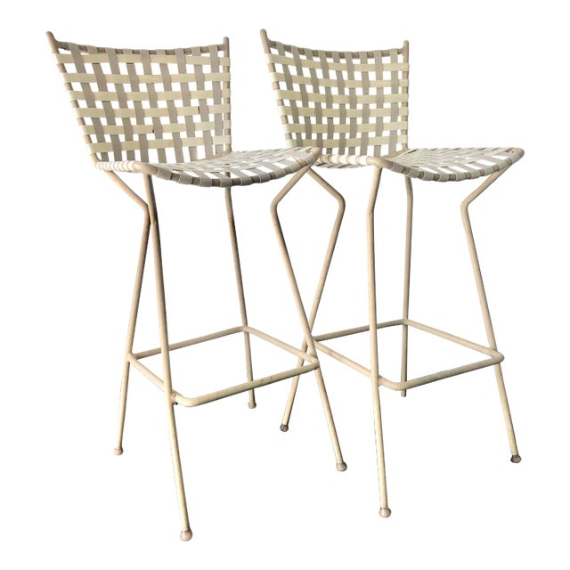 Mid-Century Modern Stools - a Pair For Sale