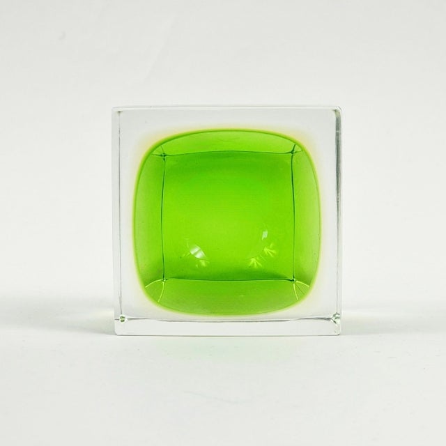 1970s Mid Century Sommerso Murano Glass Catchall by Flavio Poli for Seguso Vetri D'Arte, Italy, 1970s For Sale - Image 5 of 7