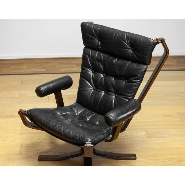 Mid-Century Modern Vintage Superstar Lounge Chair by Sigurd Ressell for Trygg Mobler, 1970s For Sale - Image 3 of 9
