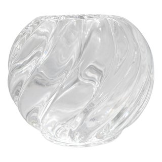 Vintage Scandinavian Crystal Candleholder from Kosta Boda, 1980s For Sale