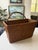 Handmade wood and woven rattan basket with handle for hanging or propping against the wall. Sturdy piece with so many...