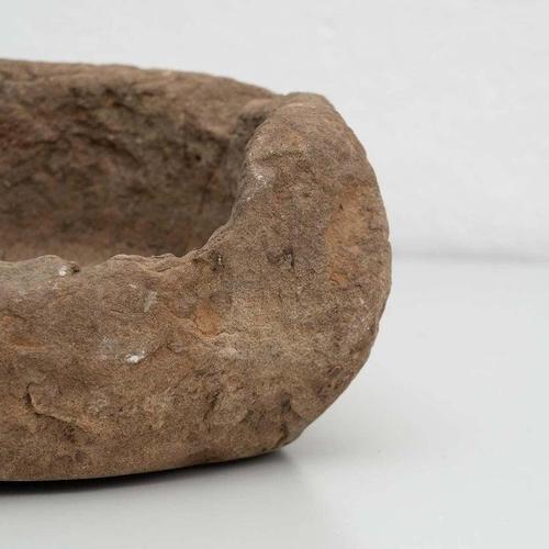 Traditional Spanish Stone Mortar, 1930 For Sale - Image 13 of 14