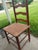 American Antique Primitive Wooden 4-Slat Ladderback Accent Side Chair For Sale - Image 3 of 8