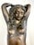 Large 20th-Century Bronze Sculpture of a Nude Young Woman Carrying a Water Urn For Sale - Image 4 of 8
