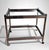 Mid-Century Modern Mid 20th Century Romeo Rega Style Italian Brass and Steel Bar Cart For Sale - Image 3 of 16