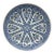 19th Century French Blue & White Faience Dinner Plate Sarreguemines For Sale