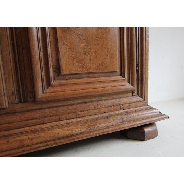 Antique Provincial Oak Cabinet with Inlays, 1800s For Sale - Image 18 of 18