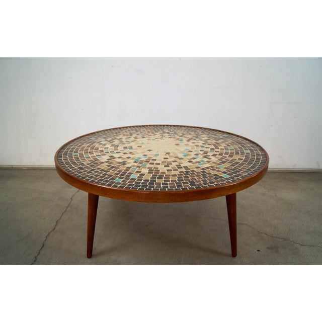 Mid-Century Modern 1960’s Mid-Century Modern Gordon & Jane Martz Mosaic Tile Coffee Table For Sale - Image 3 of 12