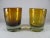 Handblown Citrine Amber Lowball Glass Tumblers - Set of 8 For Sale - Image 4 of 7