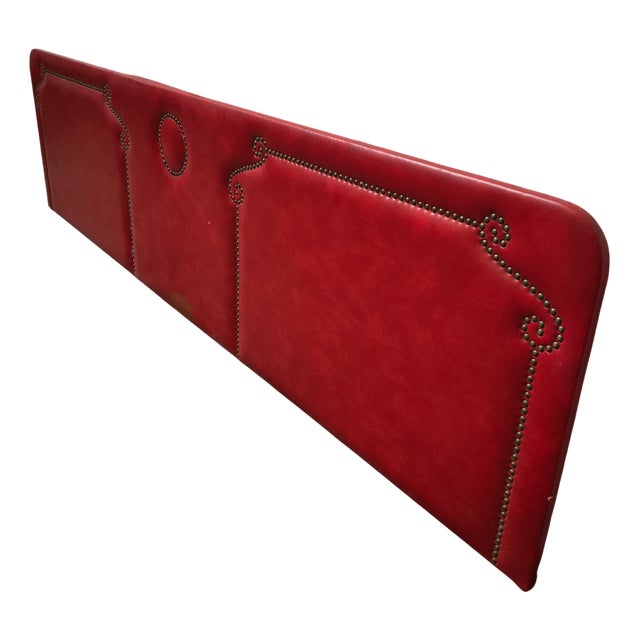 Mid-Century Leather Headboard, Spain, 1970s For Sale