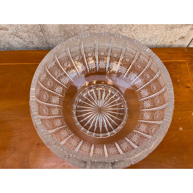 Bohemia Crystal Vase, 1890s For Sale - Image 4 of 6