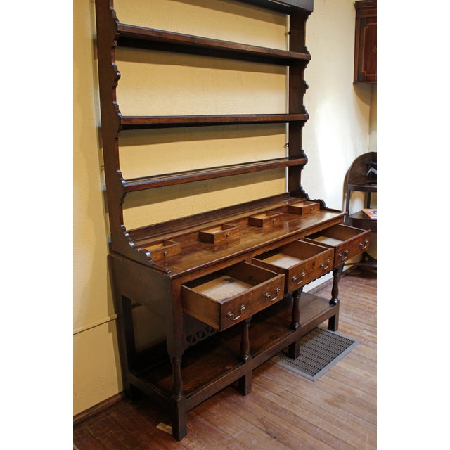 Early 19th Century Georgian Oak Welsh Dresser For Sale - Image 9 of 11