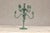 Japanese Vintage Two-Tiered Eight Arm Candelabra with Verdigris Patina For Sale - Image 11 of 11