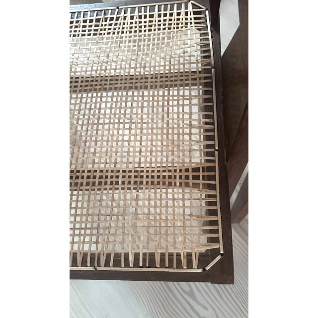 Wood Cane Desk Chairs by Pierre Jeanneret for Chandigarh, 1956, Set of 2 For Sale - Image 7 of 18