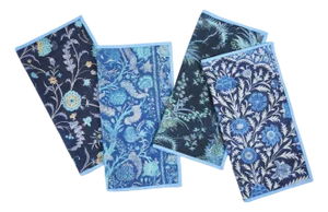 Mughal Poppy Dinner Napkins, Set of 4