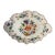 1980s Richard Ginori Doccia Scalloped Porcelain Bowl Met Museum Revival Floral Pattern For Sale