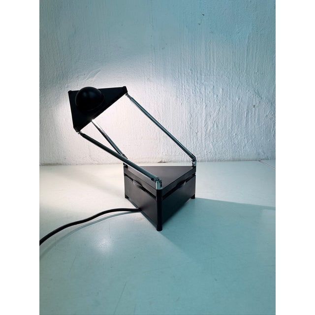 Luci Italia Italian Kandido Table Lamp by F. A. Porsche for Luci, 1980s For Sale - Image 4 of 10