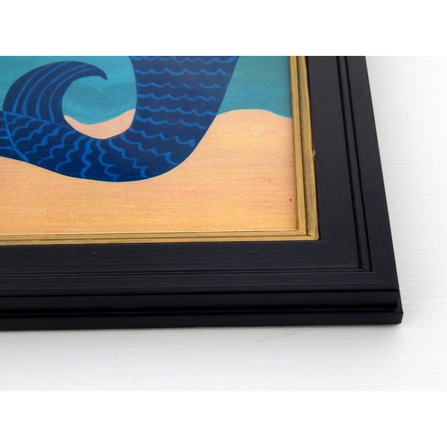 Matt Rix, Naive Style Mermaid, Print, Framed For Sale - Image 7 of 11