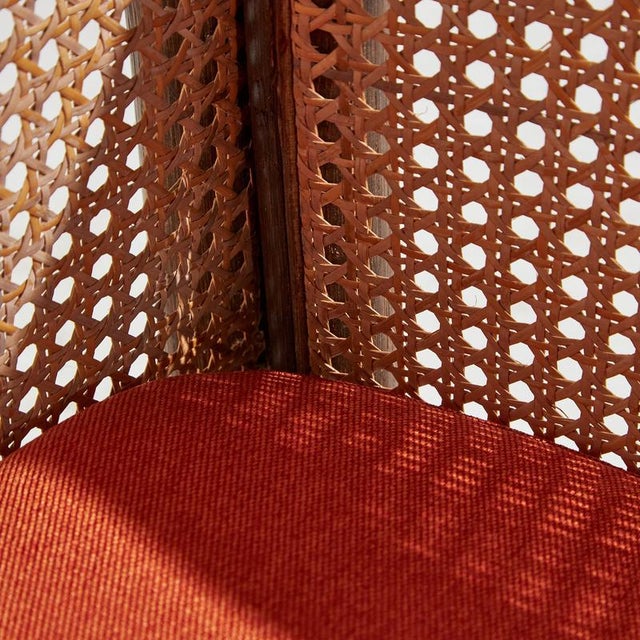 Wood Vintage Armchair in Bamboo and Rattan, 1970s For Sale - Image 7 of 18