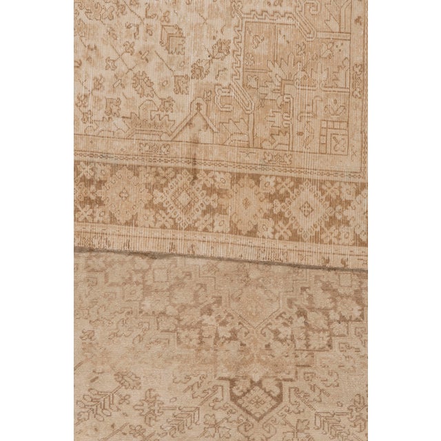 1940s Vintage Circa 1940 Subdued Heriz Rug 11'6 X 14'7 For Sale - Image 5 of 11