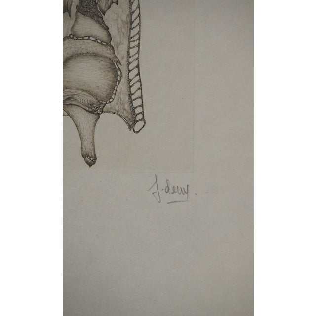 Modern Fred Deux, Opening, Original Engraving For Sale - Image 3 of 6