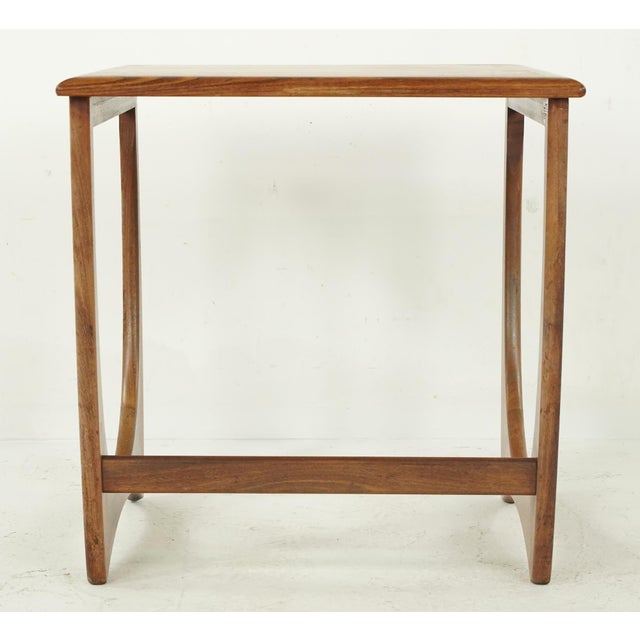 Set of 1960s G-Plan Astro Teak Nesting Tables-Unmarked For Sale - Image 9 of 11