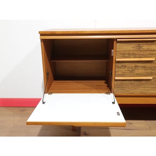 Mid-Century Modern Mid Century Modern Vintage Teak British Sideboard Credenza For Sale - Image 3 of 15