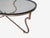 Metal Tommi Parzinger, Unique Coffee Table, Brushed Steel, Glass, Usa, 1950s For Sale - Image 7 of 12