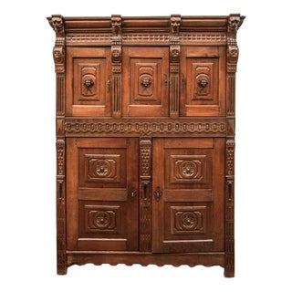 17th Century Flemish Renaissance Cabinet For Sale