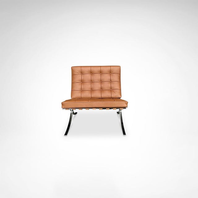 2000 - 2009 Barcelona MR90 Lounge Chair by Mies Van Der Rohe for Knoll, 2000s For Sale - Image 5 of 10