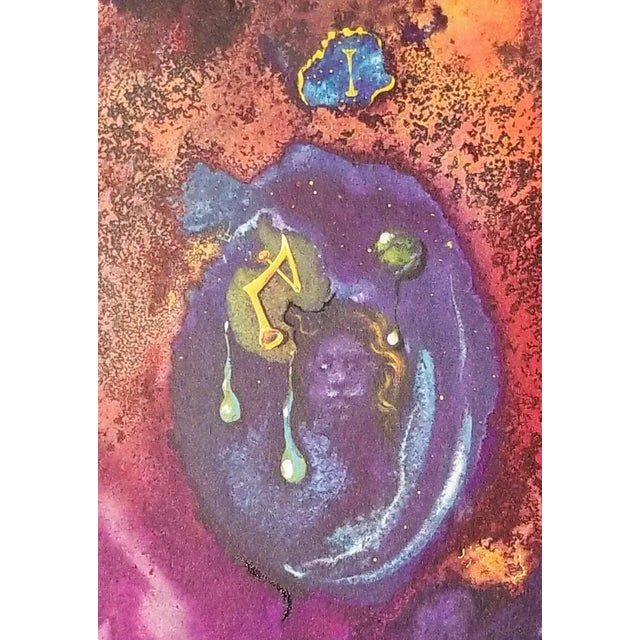 Color lithograph "Vanitas Vanitatum" (Vanity of Vanities, Ecclesiastes Chapter 1) from Salvador Dalí's monumental five-...