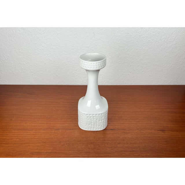 Vintage German Porcelain Vase by Hans Achtziger for Hutschenreuther, 1970s For Sale - Image 14 of 14