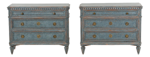 Scandinavian Chests of Drawers, Set of 2