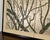 Silver Japanese Showa Four Panel Screen Prunus With Songbirds For Sale - Image 8 of 12