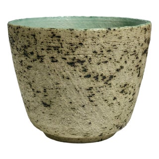 Mid-Century Brutalist Studio Ceramic Planter from the Birch Bark Series Berkenbast by Pieter Groeneveldt, Netherlands, 1960s For Sale