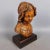 Vintage Italian Wood Sculpture Bust of Girl, 1960s For Sale - Image 6 of 15