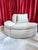 Avail Thru 1/16/2026 Councill Bespoke Luxury Semicircle White Striped Sofa - Rare Item For Sale - Image 12 of 17